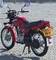red motor bike